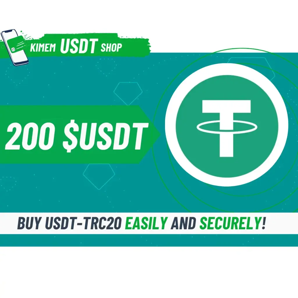 Buy 200 USDT via TRC20